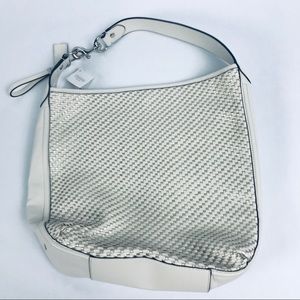 Coach Park Avery Avery leather Woven Hobo Handbag